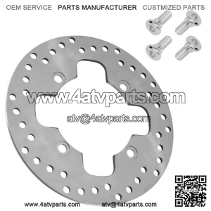 Rear Brake Disc w/Bolt for Honda Fourtrax 400EX TRX400EX 1999-2008