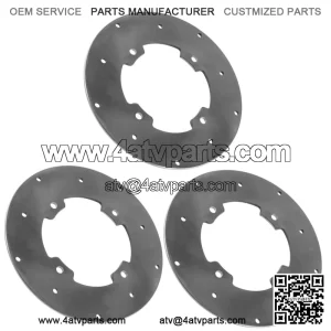 3x Front Left Right Rear Brake Disc for Arctic Cat 550 2012 2013 2014 2015
