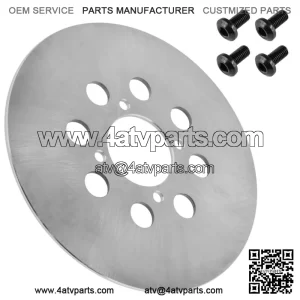 Rear Right Brake Disc with Bolts for Yamaha Blaster 200 1988 1989 1990 1991-2002
