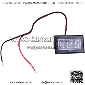 36V Golf Cart Digital Volt Meter Battery Gauge Golf for Club Car Cart E-Bike Bicycle Motorcycle Yamaha 12 24 36 48 Volt - Blue