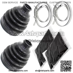 Rear Axle Outer Inner CV Boot Kit for Can-Am Outlander 1000R 4X4 EFI 2016 2017