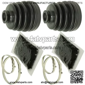 Rear Axle Inner and Outer CV Boot Kit for Can-Am Outlander Max 500 650 800 06-07