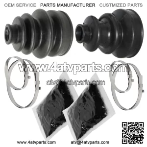 Front Inner Outer Axle CV Boot Kit for Honda TRX400FA TRX400FGA Rancher 04-07