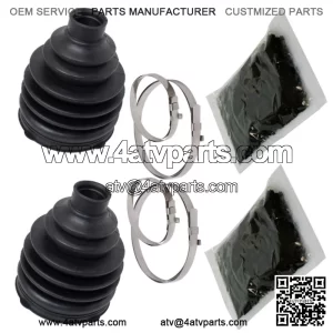 Front Axle Inner Outer CV Boot Kit for Polaris Ranger 700 4X4 EFI 2009