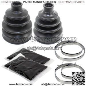 Front Axle Outer And Inner CV Boot Kit for Can-Am Outlander 800R Xmr 2011 2012