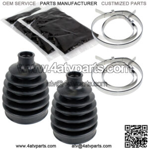 Front Axle Outer And Inner CV Boot Kit for Polaris Sportsman 450 2016 2017