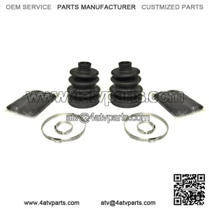 Front Outer CV Boot Kits for Kawasaki Mule 610 4x4 2005-2008, Heavy Duty (For: Kawasaki Mule 610)