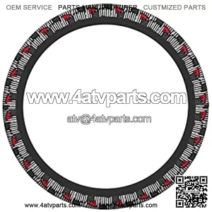 American Flag Snowmobile Snowmobiling Universal 15 Inch Steering Wheel Covers With Cloth For Men'S Women'S Fit For Suvs,Sedans,Cars,Vans