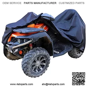 Amazon Basics Weatherproof Standard ATV Cover - 150D Oxford, ATVs up to 102"