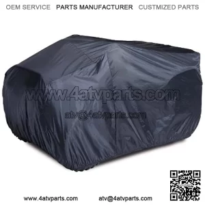 Dowco 26041-01 Indoor/Outdoor Water Resistant Reflective ATV Cover: Black, XX-Large