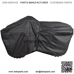 By Dowco - Trailerable Outdoor Ratchet Fastening System ATV Cover - 2 Year Limited Warranty - Water Resistant - UV Protection - Black - XXXL - Up To 93" Long [ 04631 ]