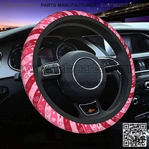 Hearts Flower Steering Wheel Cover Non Slip Protect The Original Steering Wheel from Wear, for Cars to Suvs and Atvs, Then Trucks