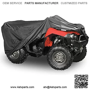 ATV Cover Waterproof Heavy Duty 4 Wheeler Cover All Weather Protection Outdoor Storage