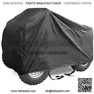 L Size 79 Inch ATV Quad Covers Waterproof Outdoor Oxford Cloth Durable 4 Wheeler Rain Cover Accessories All Weather UV Protection for Kawasaki for Polaris for Suzuki for Can Am