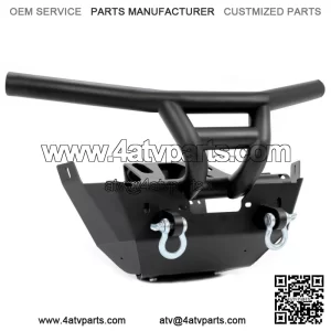 For Can-Am Maverick X3 17-23 Winch Ready Front Bumper W/ D-Rings Brush Guard