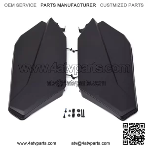 Black Rear Lower Door Panels Inserts for 2017 2018-2023 Can Am Maverick X3 MAX (For: Can-Am Maverick X3)