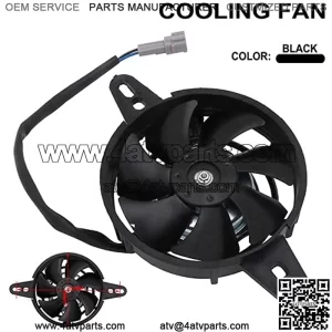 RACING Motorcycle Radiator Fan Assembly,Electric Cooling Fan Automotive Kit 12V?For Chinese 200cc 250cc Quad ATV 4 Wheeler Go Kart Dirt Pit Motor Bike Motorcycle UTV