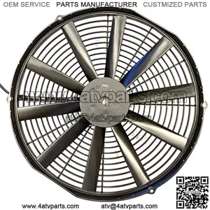 30102120 16" Puller Fan 12 VOLT High Performance Straight Blade 1918 cfm VA18-AP70/LL-86A