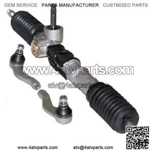Steering Rack And Pinion W/Tie Rod Ends for Kawasaki 39191-0016, 39191-0021