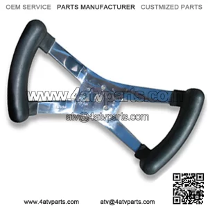 BUTTERFLY STEERING WHEEL, POLISHED ALUMINUM