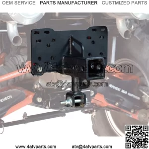 Kolpin 85100 Universal ATV IRS 2" Receiver Hitch, Black