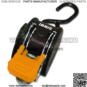 F103745 Mini G3 Retractable Ratchet Tie-Downs, 2-Pack