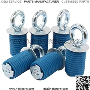 Pack of 6 Twist Lock & Ride Hole Tie Down Anchor for Polaris S 900 XP 4 1000 ATV Cargo