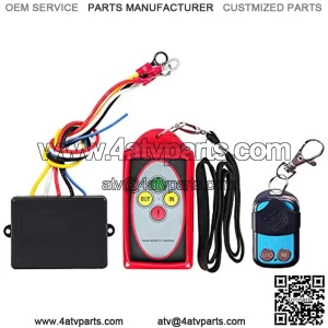 12V-24V?Winch Wireless Remote Control Switch Set??ATV-HR Hand Remote for Jeep Truck ATV Waterproof