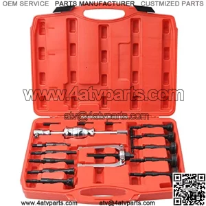 16pc Blind Hole Pilot Bearing Puller Internal & Extractor Remove w/Slide Hammer