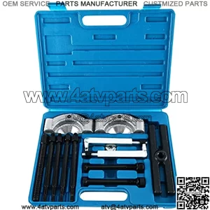 8milelake Gear Puller and Bearing Separator Splitter Tool 14PC Vehicle Gear, Pulley, Steering Wheel, Ball Bearing Set