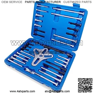 Thorstone 46pcs Balancer Puller Set, Steering Wheel - Flywheel - Crankshaft Pulley Puller