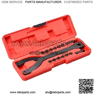 Variable Cylinder Spanner Wrench Set | 15Pc Adjustable Pin Spanner Wrench with Variable Spanner Wrench Pins