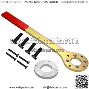 Crank Pulley Tool Wrench Holder Screw Kit Compatible with Imprezas Legacy Outback Foresters XT Baja SVX Saab 9-2X