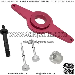 Vibration Damper Assembly Tool Compatible with VW Skoda Audi 1.8L 2.0L TFSI/TSI VAG Engine,Vibration Damper Holding Tool, Crankshaft Pulley Removal Shock Absorber, T10531.