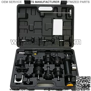 18pcs Radiator Pump Pressure Tester Set Vacuum Pump Cooling System Testing Tool Kit