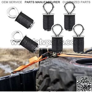 Chelhead RZR Bed Tie Down Anchors, Fit Polaris Lock and Ride Accessories RZR Cooler Mount Locking Compatible with Polaris RZR 900 1000 XP Turbo Sportsman 450 570 850 ATV UTV Accessories 6 Pack