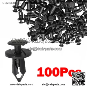 100pc For Polaris Sportsman Rangers RZR Fender Clip Body Rivet for ATV Parts (For: More than one vehicle)