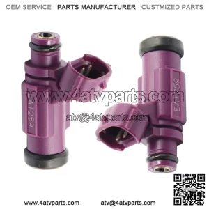 2x Fuel Injector Fit 2009-2017 KAWASAKI MULE 4010 4000 EAT259 49033-2060