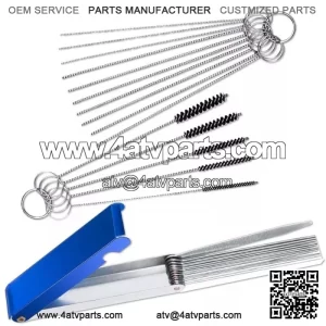 Carburetor Cleaning Kit Carb Dirt Jet Cleaner Tools 20 Needle 13 Wires Brush