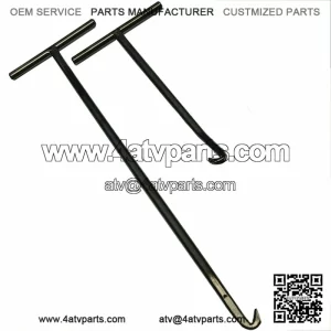 NEW 2-PCS EXHAUST SPRING PULLER SET UNIVERSAL 2 STROKE ATV UTV HANDLE HOOK TOOL