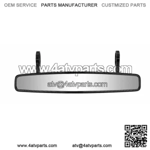 UTV Wide 15" Rear View Mirror 1.75" Clamp For Polaris RZR 800 1000 XP 900 1000 S (For: More than one vehicle)