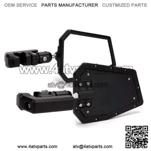 UTV Rear View Side Mirrors Aluminum fit 1.75"-2" Roll Bar Polaris Can-Am (For: More than one vehicle)
