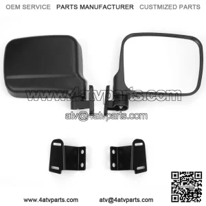 UTV Rear View Side Mirrors 7.8" Large For Polaris Ranger 500/570/XP 900 2014-23