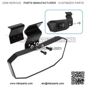 UTV Center Rear View Mirror For Polaris Ranger 570 900 XP 1000 Crew 2015-2023