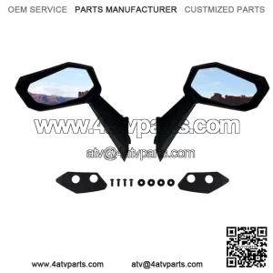 2pcs Front Door Rear View Side Mirrors for Can Am Maverick2017-2023#715004236