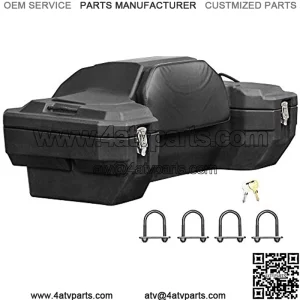 Black Widow ATV-CB-8020 15" H Rear Rack Locking ATV Cargo Box