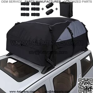 Car Top Carrier 20 Cubic Feet Waterproof Cargo Carrier Heavy Duty Traps Rooftop Cargo Carrier for All Vehicles Cargo Bag Storage Luggage
