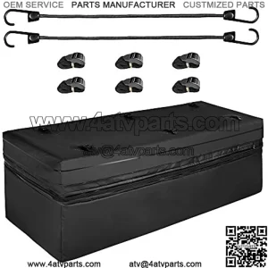 Hitch Cargo Carrier Bag Waterproof Extendable 13.8 cu. ft. to 16.6cu. ft. Product Size 60" L x 20.8'' W x (20''-24'') H