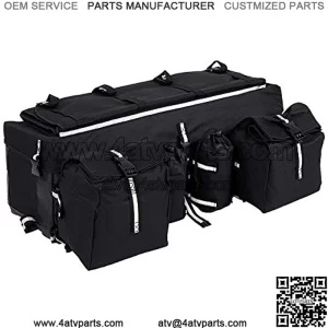 ATV Rear Bag, Universal Car Cargo Rear Rack Gear Bag Luggage Storage Saddle Bag for Traveling
