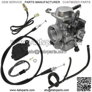 Carburator & Throttle Cable for Honda TRX350TE FourTrax Rancher ES 2000-2003